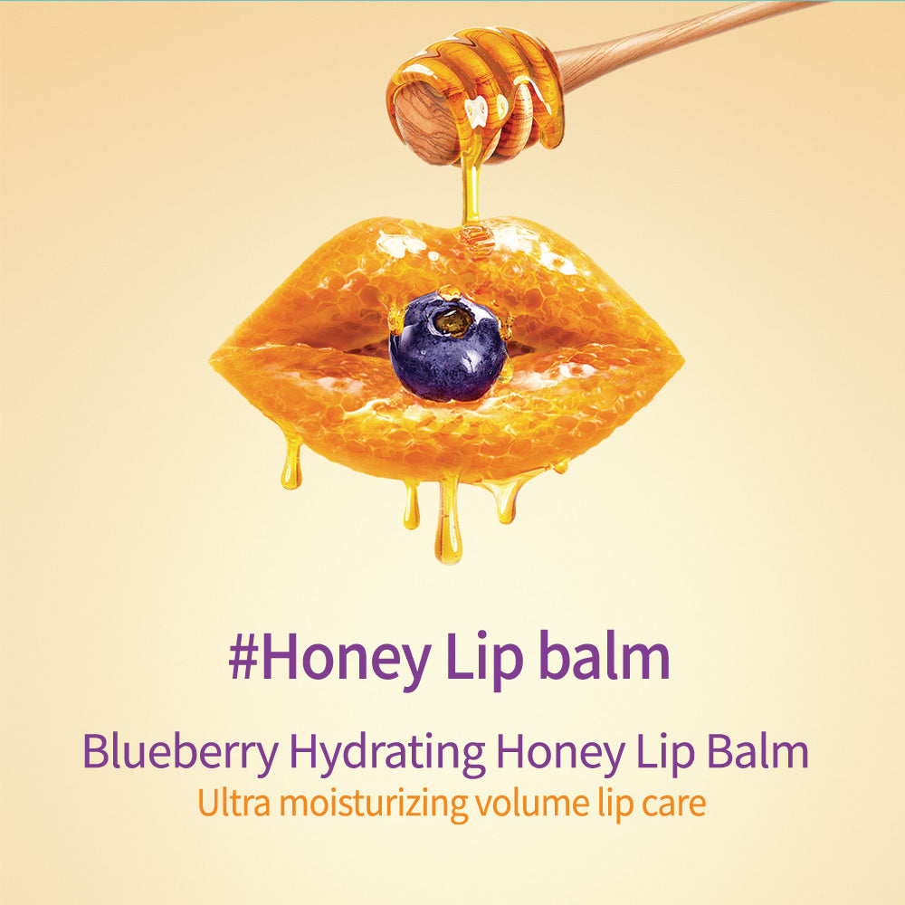 FRUDIA Blueberry Hydrating Honey Lip Balm @ مرطب الشفاة