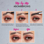 HUDA BEAUTY BombBrows Microshade Brow Pencil@قلم الحاجب