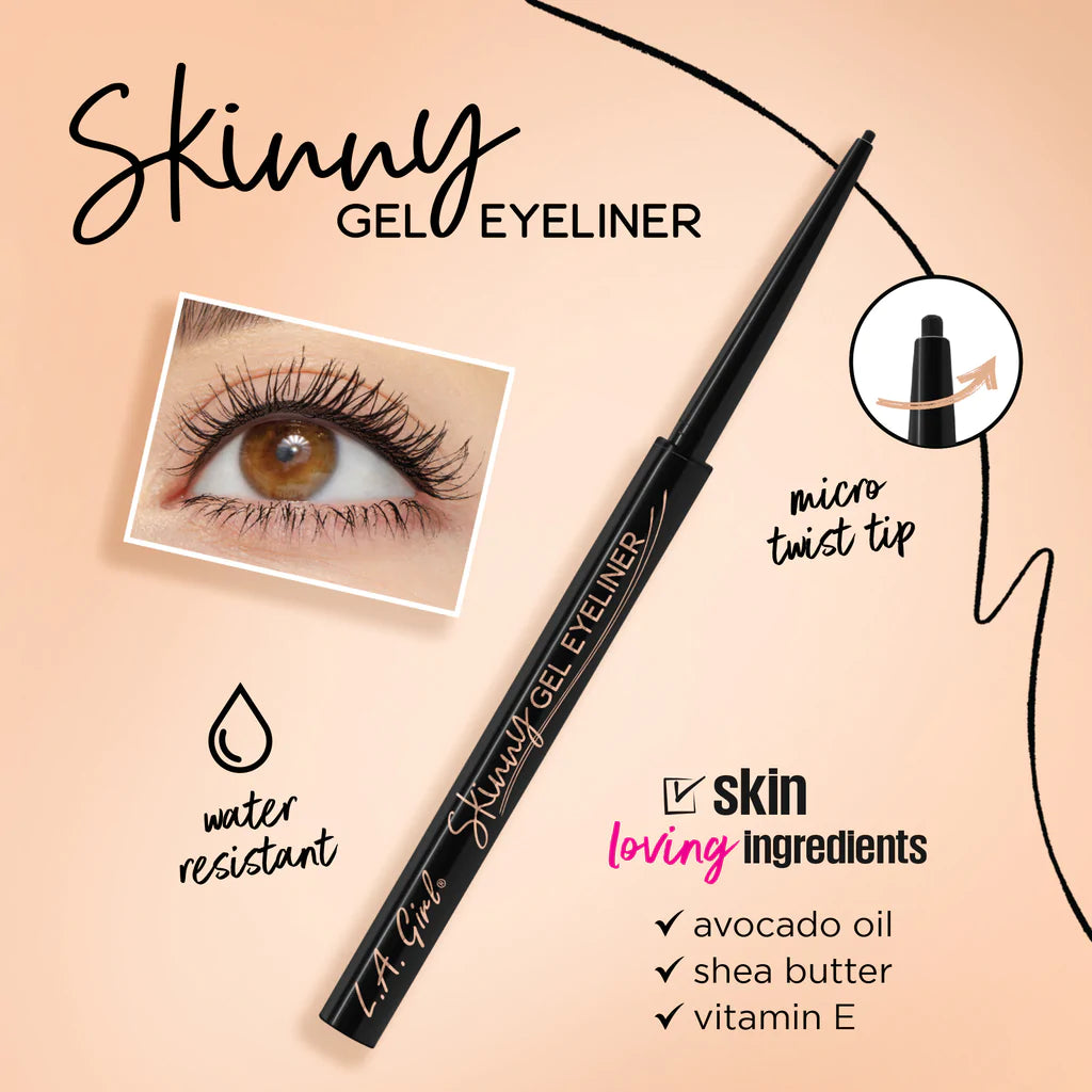 L.A Girl - Skinny Gel Eyeliner - Silky Black@ايلاينر
