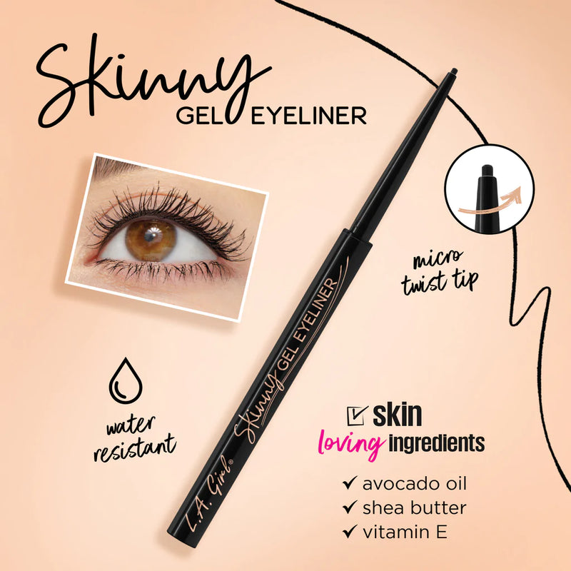 L.A Girl - Skinny Gel Eyeliner - Silky Black@ايلاينير