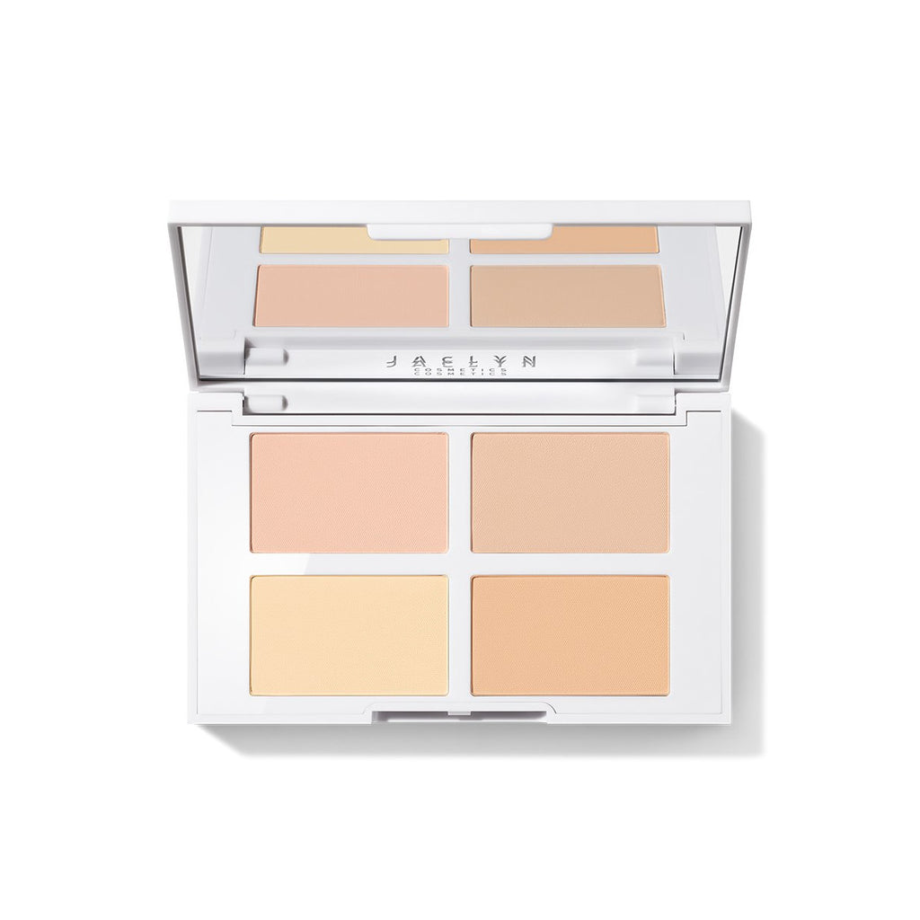 Jaclyn Cosmetics Face It All Brigthening & Setting Palette@باليت لتثبيت المكياج