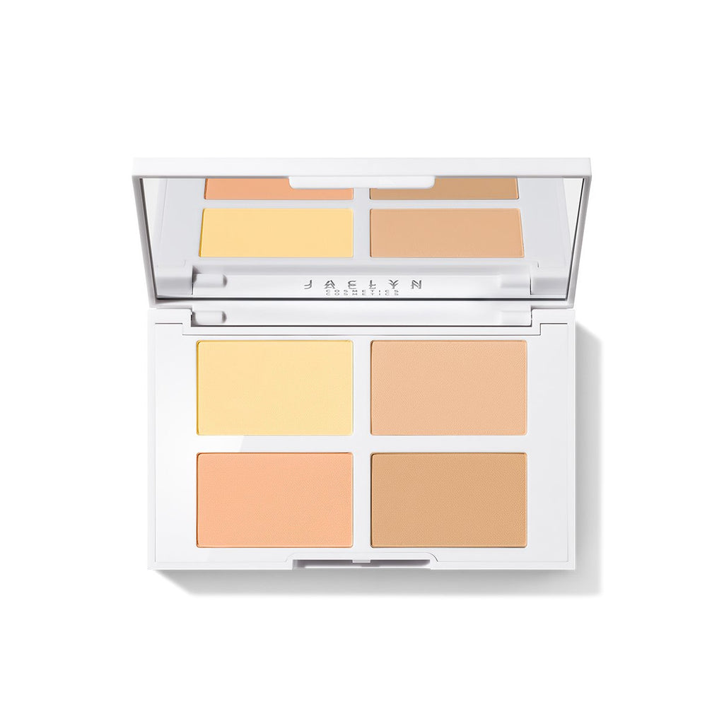 Jaclyn Cosmetics Face It All Brigthening & Setting Palette@باليت لتثبيت المكياج