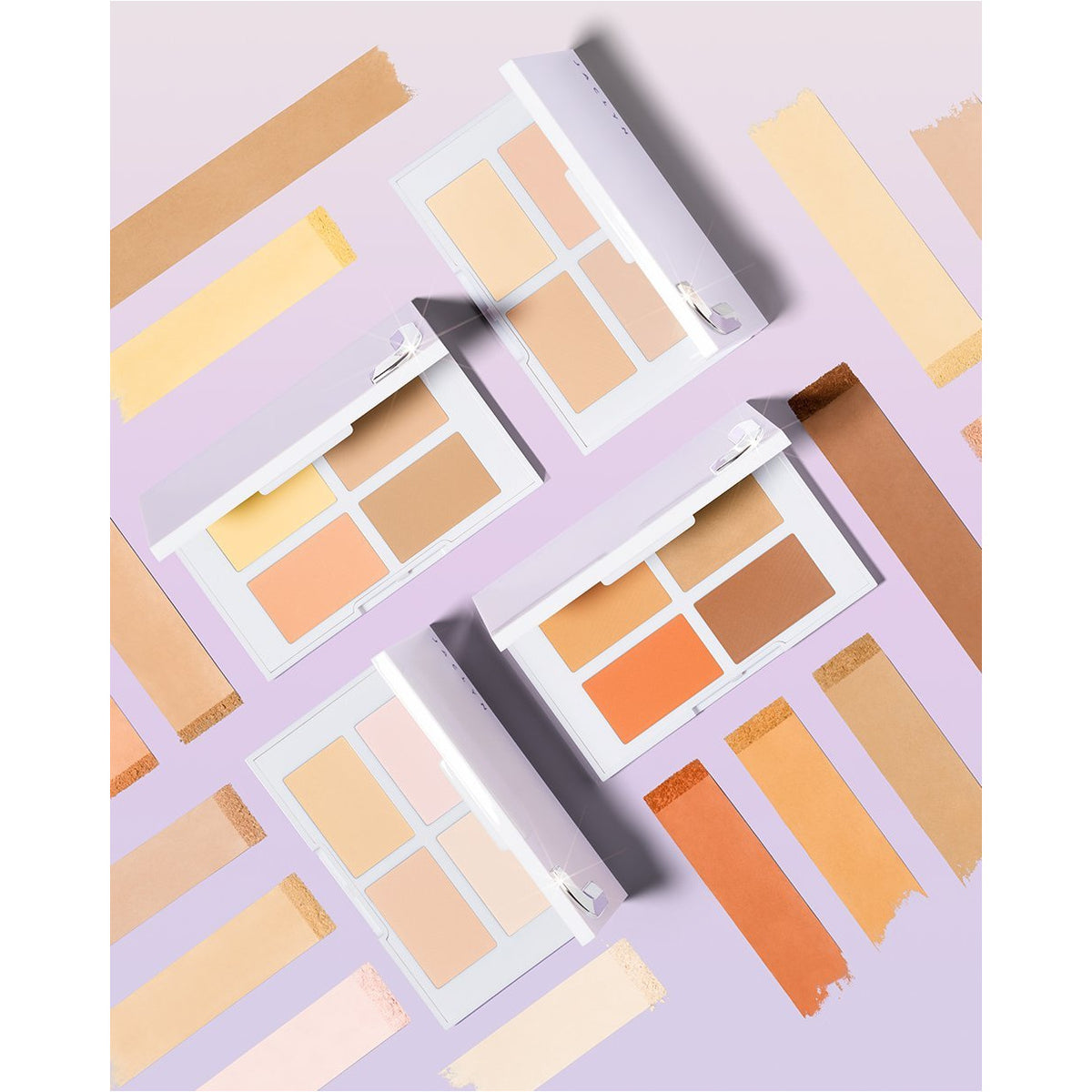 Jaclyn Cosmetics Face It All Brigthening & Setting Palette@باليت لتثبيت المكياج
