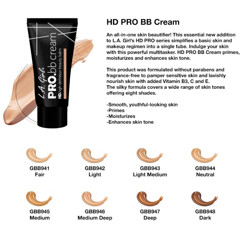 L.A Girl PRO BB Cream@بي بي كريم