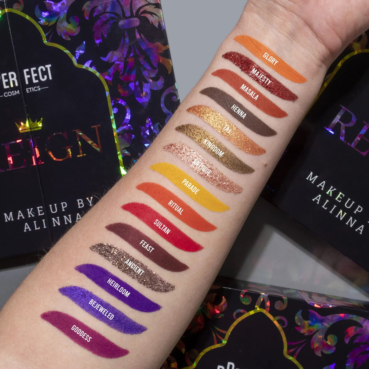 BPERFECT x Makeup by Alina - Reign Palette @ باليت ظلال العيون