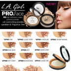 L.A Girl PRO-Face HD Matte Pressed Powder@بودره مضغوطه