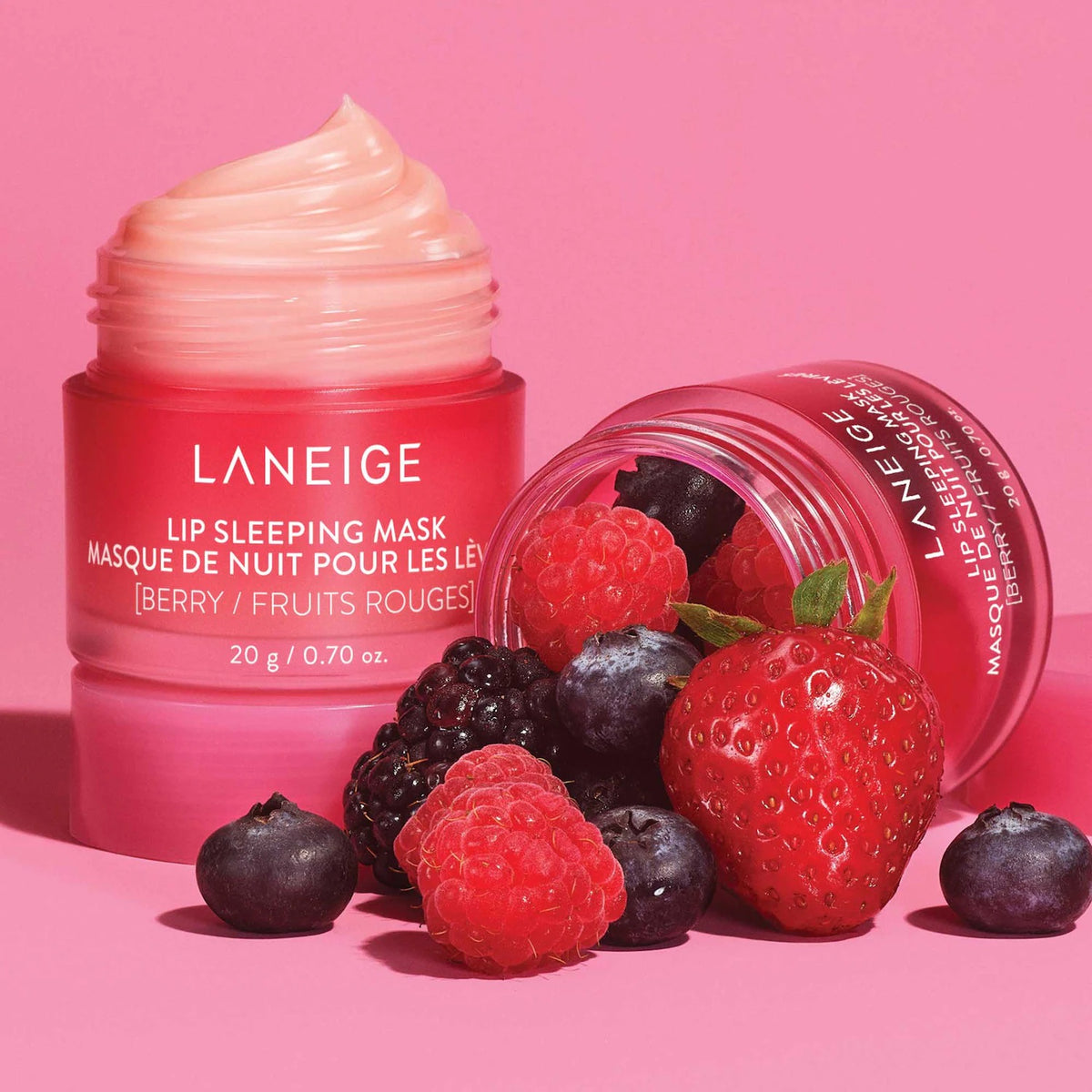 LANEIGE- Lip Sleeping Mask (Berry) @ قناع ليلي للشفاة