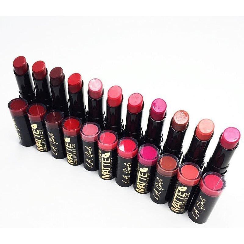 L.A Girl - Matte Flat Velvet Lipstick@احمر الشفايف مطفي